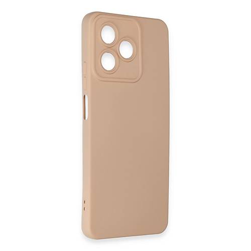 Realme C53 K�l�f Nano i�i Kadife Silikon - Pudra