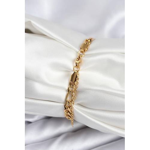 316L �elik Gold Renk Oval Yaz� Yazmaya Uygun Kad�n Bileklik