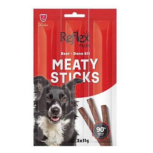 Meaty Sticks Biftekli Tah�ls�z K�pek �d�l �ubu�u 3x11 Gr