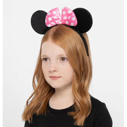 Pembe Fiyonklu Minnie Mouse Tac� Mini Kulak