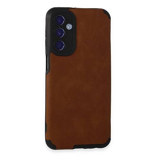 Galaxy M34 5G K�l�f Loop Deri Silikon - Kahverengi
