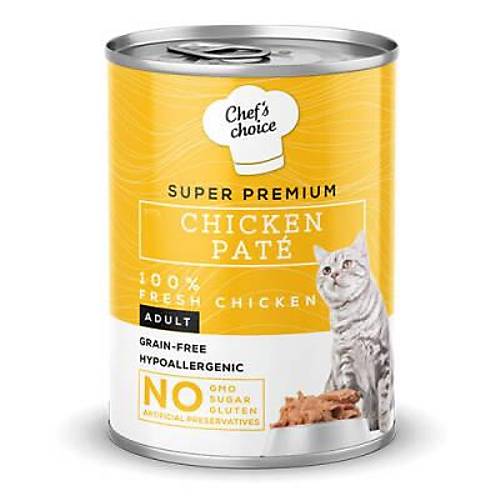 Pate Chicken Tavuklu Tah�ls�z Ezme Yeti�kin Kedi Konservesi 12 Adet 400 Gr