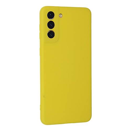 Galaxy S21 Plus K�l�f Nano i�i Kadife Silikon - Sar�