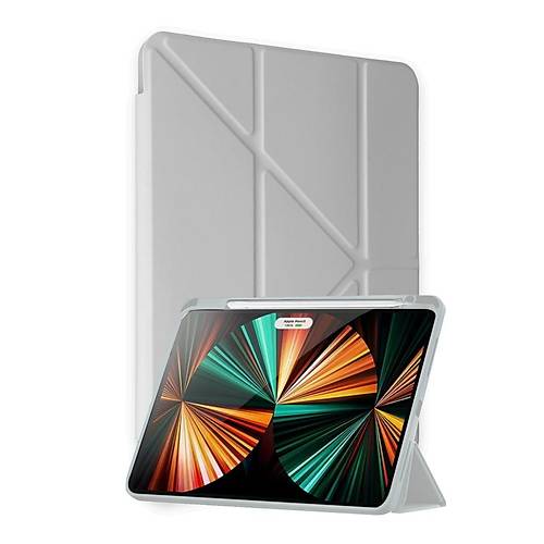 Pad X9A Kalemlikli Mars Tablet K�l�f� - Gri