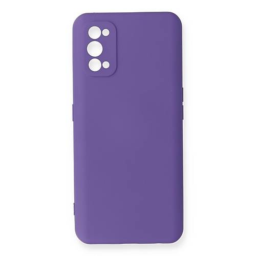 Realme 7 Pro K�l�f Nano i�i Kadife Silikon - Mor