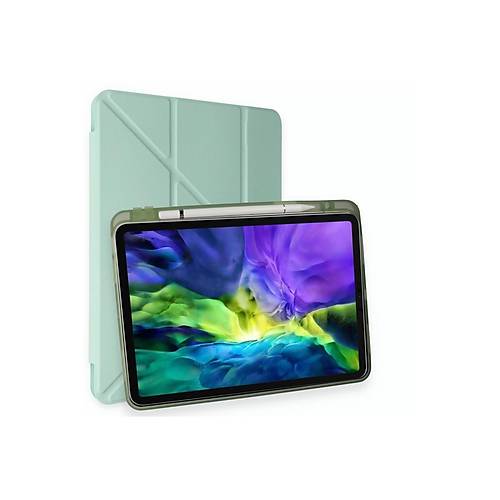 iPad Pro 11 (2018) K�l�f Kalemlikli Mars Tablet K�l�f� - A��k Ye�il