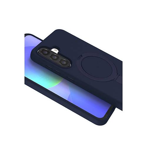 Galaxy A17 5G Regal Magsafe Standl� Kapak - Lacivert