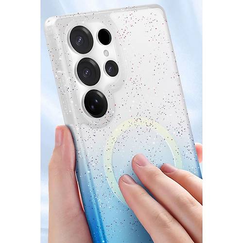 Galaxy S25 Plus Pummel Shiny Magsafe Kapak - Mor