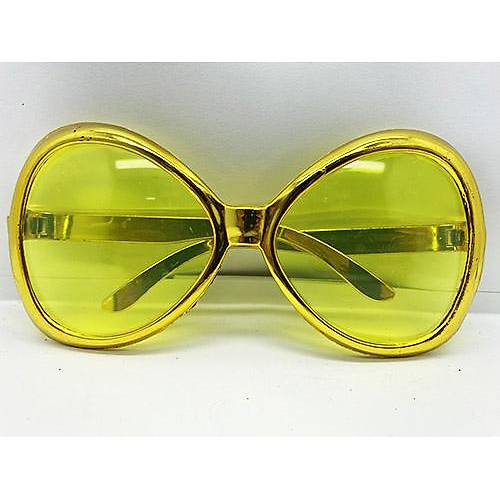 Alt�n Renk Ye�il�am Nostalji 80li Y�llar 90l� Y�llar Parti G�zl��� 7x16 cm