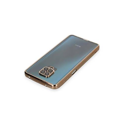 Redmi Note 9 Pro K�l�f Razer Lensli Silikon - Gold