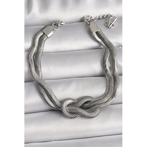 316L �elik G�m�� Renk D���m Model Kad�n Bileklik