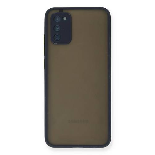 Galaxy A02S K�l�f Montreal Silikon Kapak - Lacivert