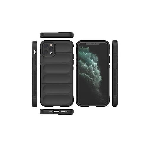 iPhone 11 Pro K�l�f Optimum Silikon - Siyah