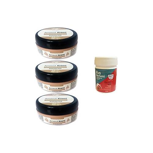 Three Brand Arnavut Kremi 3 Adet + Rus Merhemi 50 ml 1 Adet