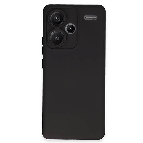 Redmi Note 13 Pro Plus K�l�f Nano i�i Kadife Silikon - Siyah
