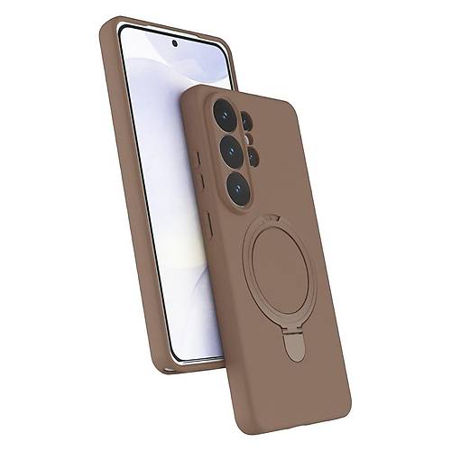 Galaxy S26 Ultra Regal Magsafe Standl� Kapak - ��l Titanyum