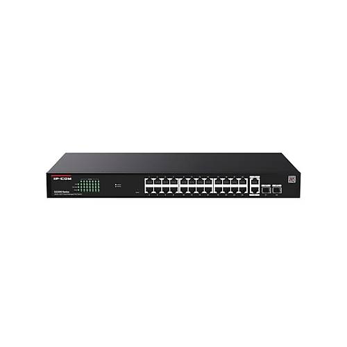 IP-COM G2228P-24-410W 24 PORT GIGABIT+2XRJ45/SFP UPLINK 370W POE CLOUD Y�NET�LEB�L�R RACKMOUNT SWITCH