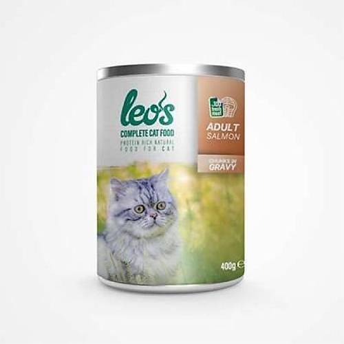 Somon Par�a Etli Soslu Yeti�kin Kedi Konservesi 400 Gr