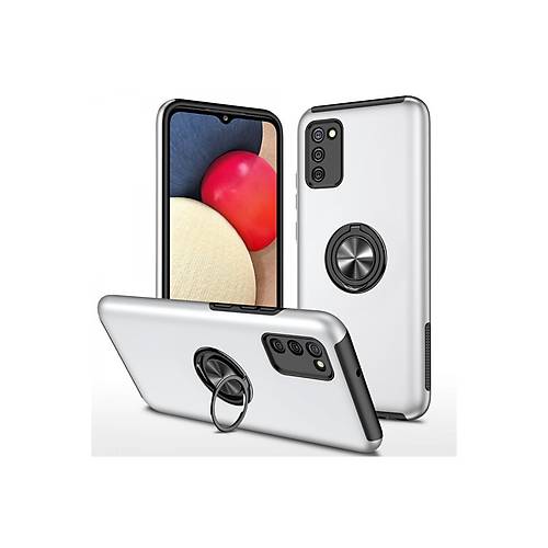 Galaxy A02S K�l�f Elit Y�z�kl� Kapak - G�m��