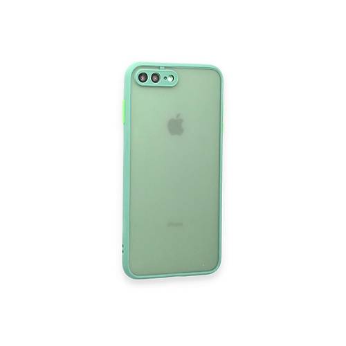 iPhone 7 Plus K�l�f Montreal Silikon Kapak - Turkuaz