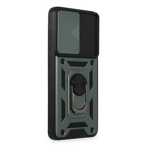 Galaxy S21 FE K�l�f Pars Lens Y�z�kl� Silikon - Ye�il