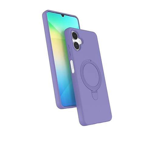 Galaxy A06 Regal Magsafe Standl� Kapak - Lila