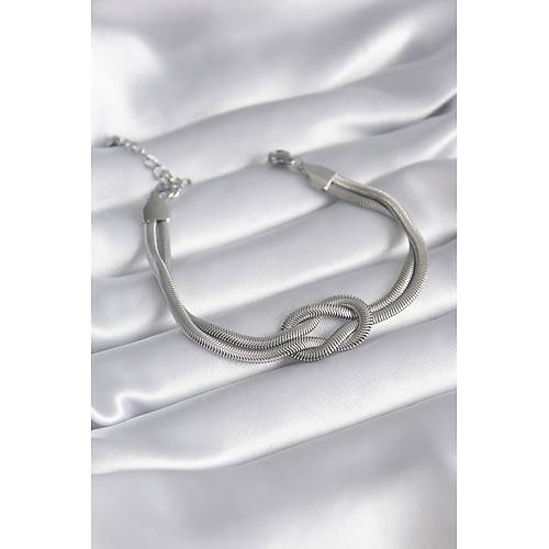 316L �elik �elik Gold Renk �talyan Zincir D���m Model Kad�n Bileklik