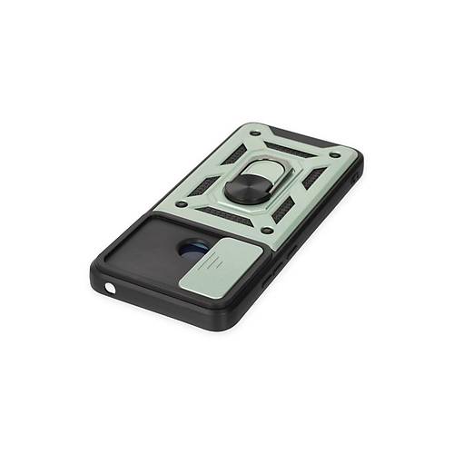 Redmi 10C K�l�f Pars Lens Y�z�kl� Silikon - Ye�il