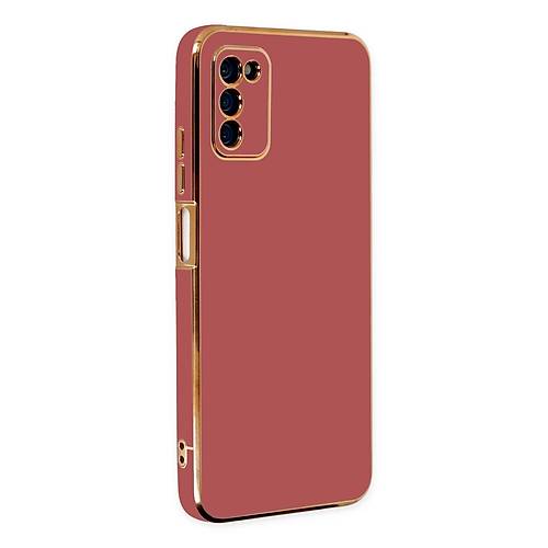 Galaxy A03S K�l�f Volet Silikon - K�rm�z�