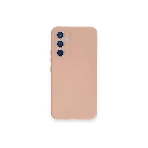 Galaxy A54 5G K�l�f Nano i�i Kadife Silikon - Pudra