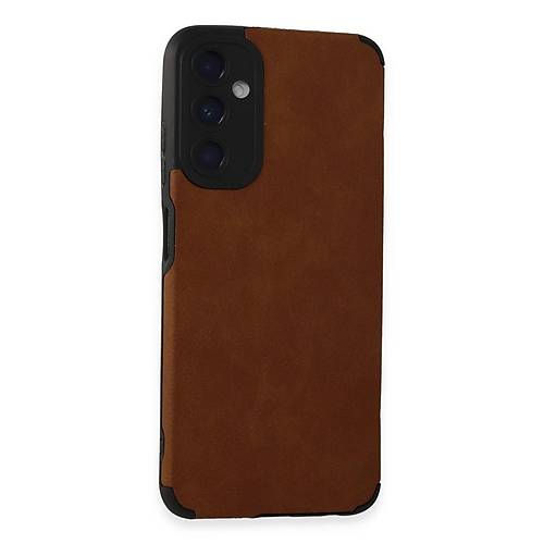 Galaxy A05S K�l�f Loop Deri Silikon - Kahverengi