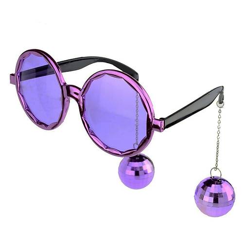 Disko Toplu K�peli Parti G�zl��� Mor Renk 15x16 cm