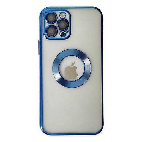 iPhone 12 Pro K�l�f Slot Silikon - Mavi