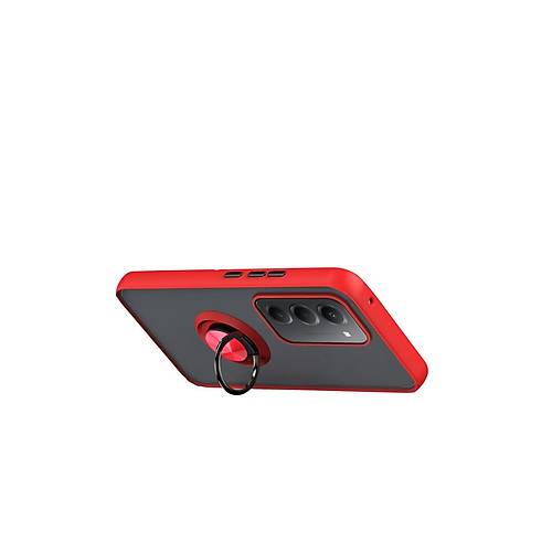 Redmi 15 4G Montreal Y�z�kl� Silikon Kapak - K�rm�z�