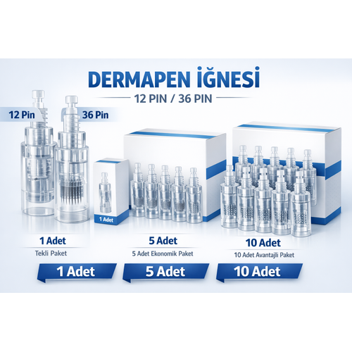 Dermapen ��nesi Kartu� Ba�l��� � Microneedling Ucu