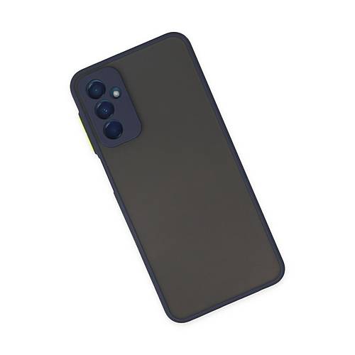 Galaxy M13 K�l�f Montreal Silikon Kapak - Lacivert