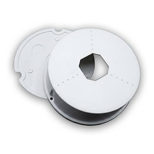 MB-KBK Yuvarlak Kapakl� Beyaz Kamera Buat� 10cm
