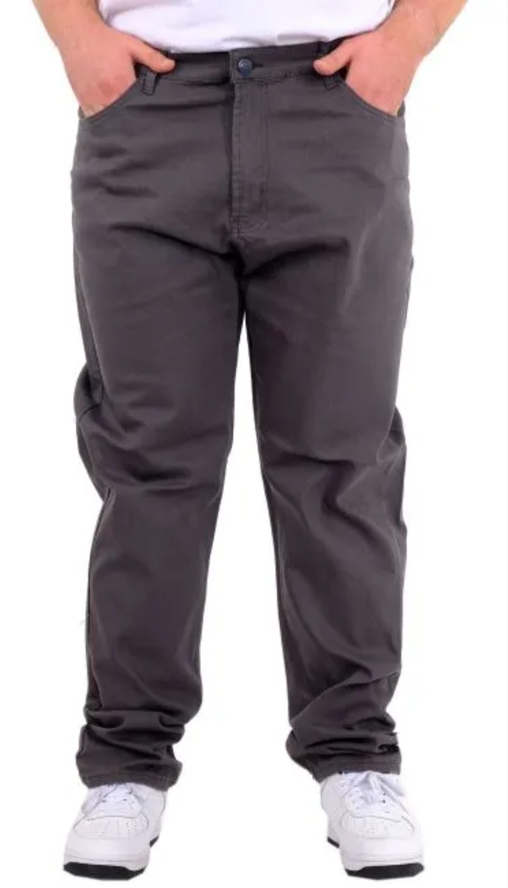 Büyük Beden Erkek Gabardin 5Cep Doga Classic 22920 Antrasit