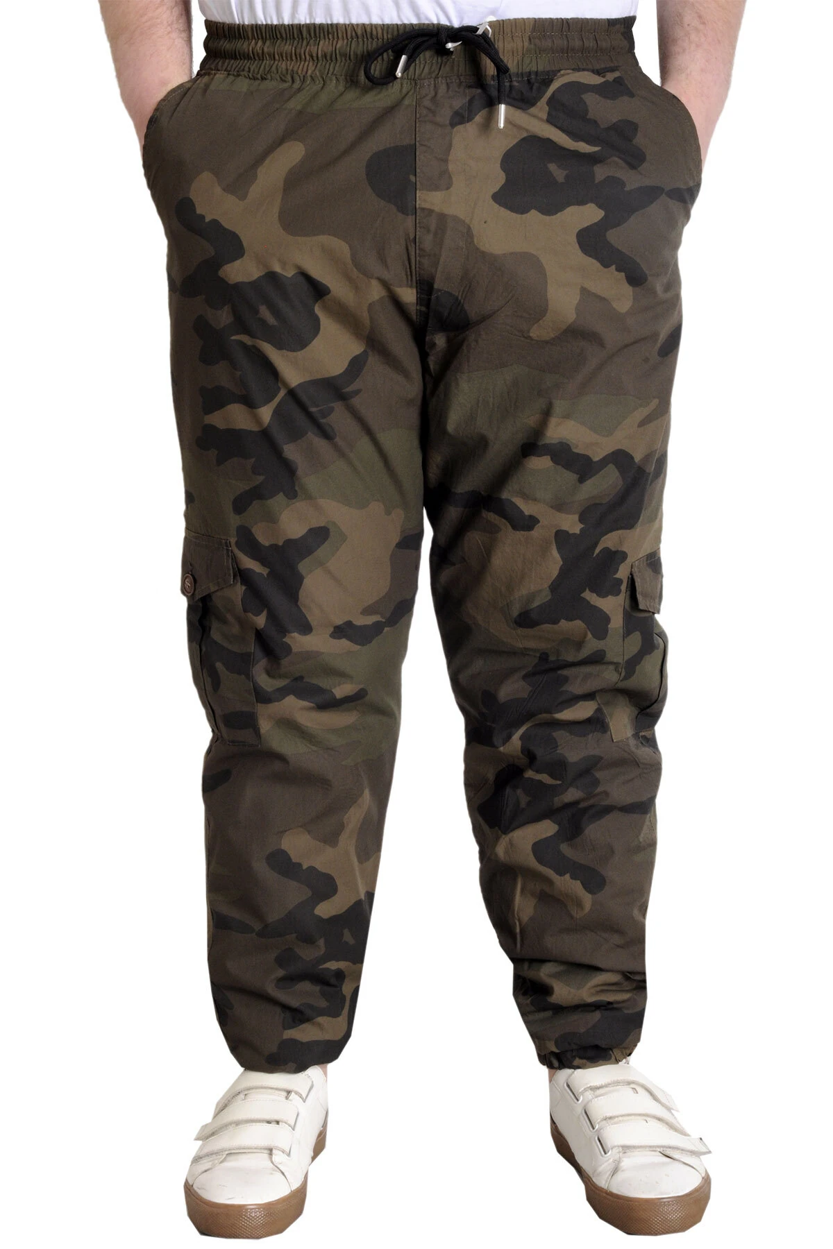 Erkek Pantolon Jogger Kamuflaj 23910 Haki