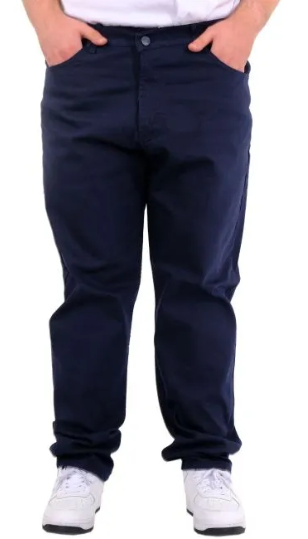 Büyük Beden Erkek Gabardin Pantolon 5 Cep Doğa Classic 22920 Lacivert