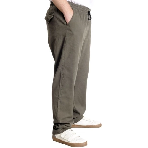 B�y�k Beden Erkek Gabardin Kargo Jogger Pantolon Do�a 21928 Haki