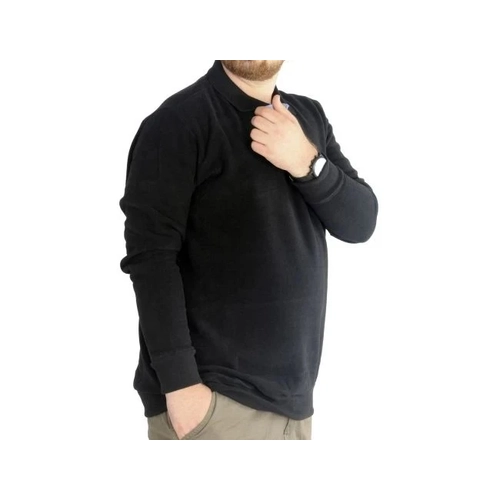 Erkek Sweatshirt Polo Vnz Selanik 20440 Siyah
