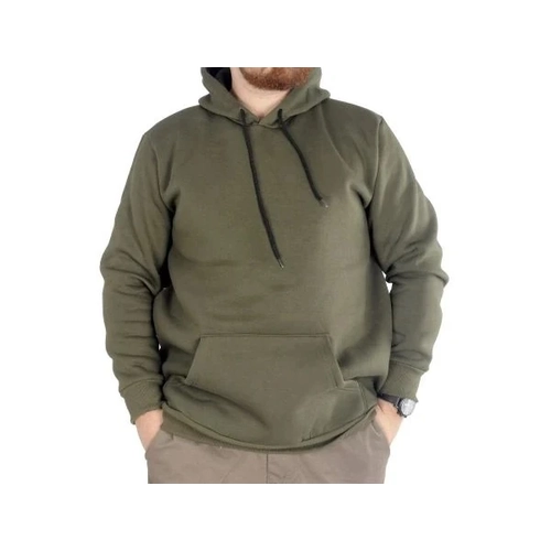 Erkek Sweatshirt Kap�onlu Pocket Basic  20562 Haki