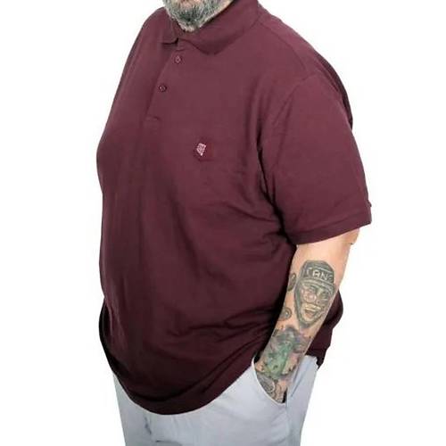 Battal Beden Erkek Tshirt Polo Yaka Nak��l� Klasik Pike 20553 M�rd�m
