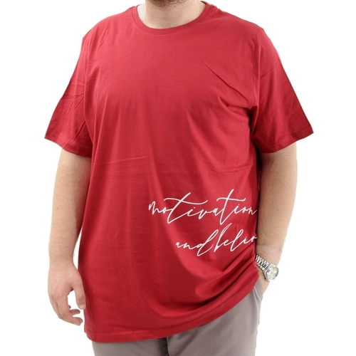  B�Y�K BEDEN TSHIRT BIS YAKA BELIEF 24085 BORDO