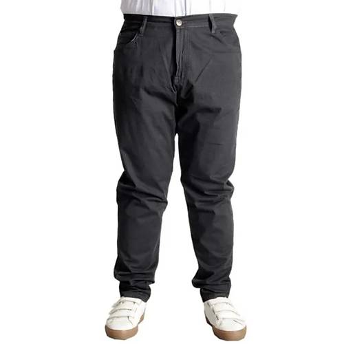 B�y�k Beden Pantolon Keten 5Cep Milano Classic 20902 Antrasit