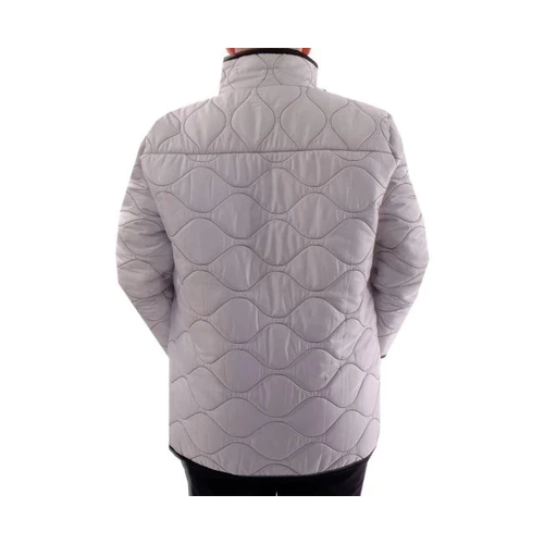 B�y�k Beden Erkek Dik Yaka Kapitone Mont U24609 Gri