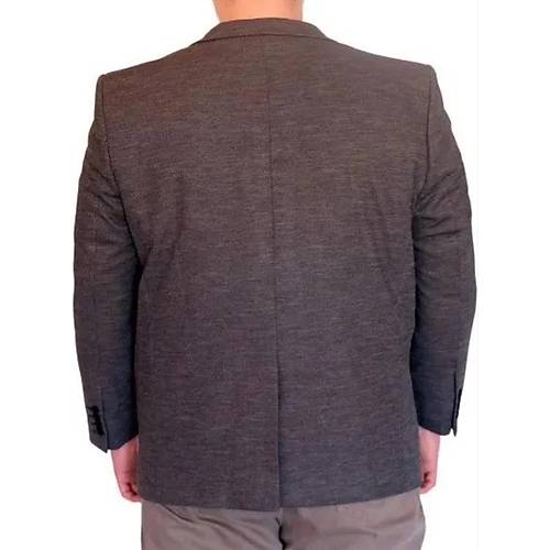 B�y�k Beden Erkek Klasik Blazer Ceket BRITANYA 23028 FUME