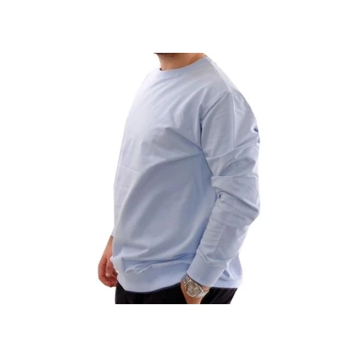  B�y�k Beden Erkek Sweat B�s Yaka U24174 Buz Mavi