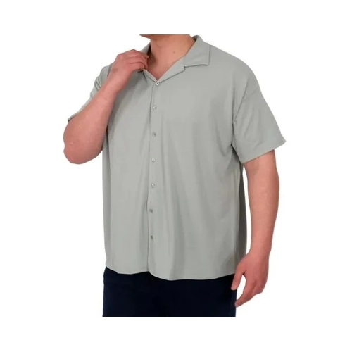 B�y�k Beden Erkek G�mlek Apas Yaka �erit Desen Jakar U24382 �a�la